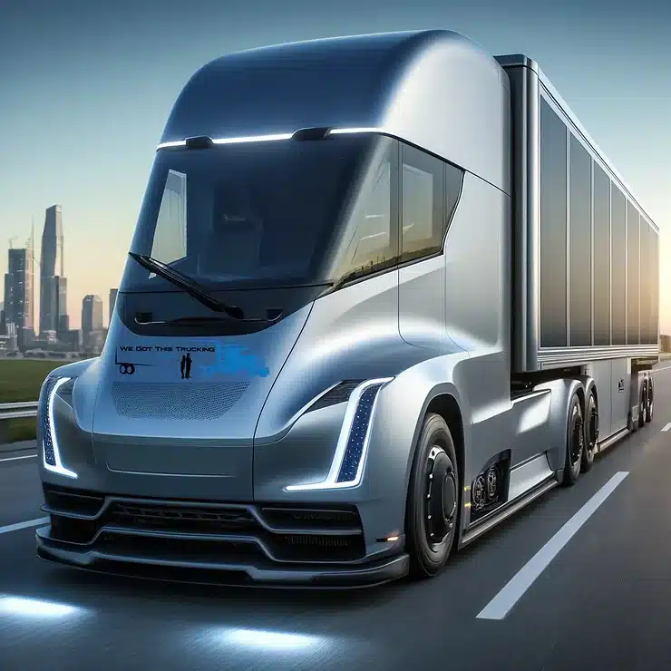 Tesla Semi operated by We Got This Trucking LLC