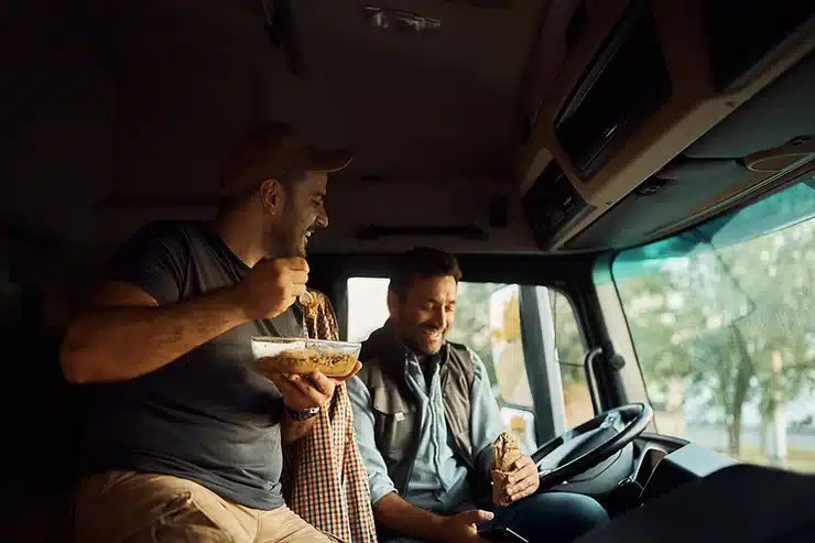 Smart Eating for Alertness on the Road