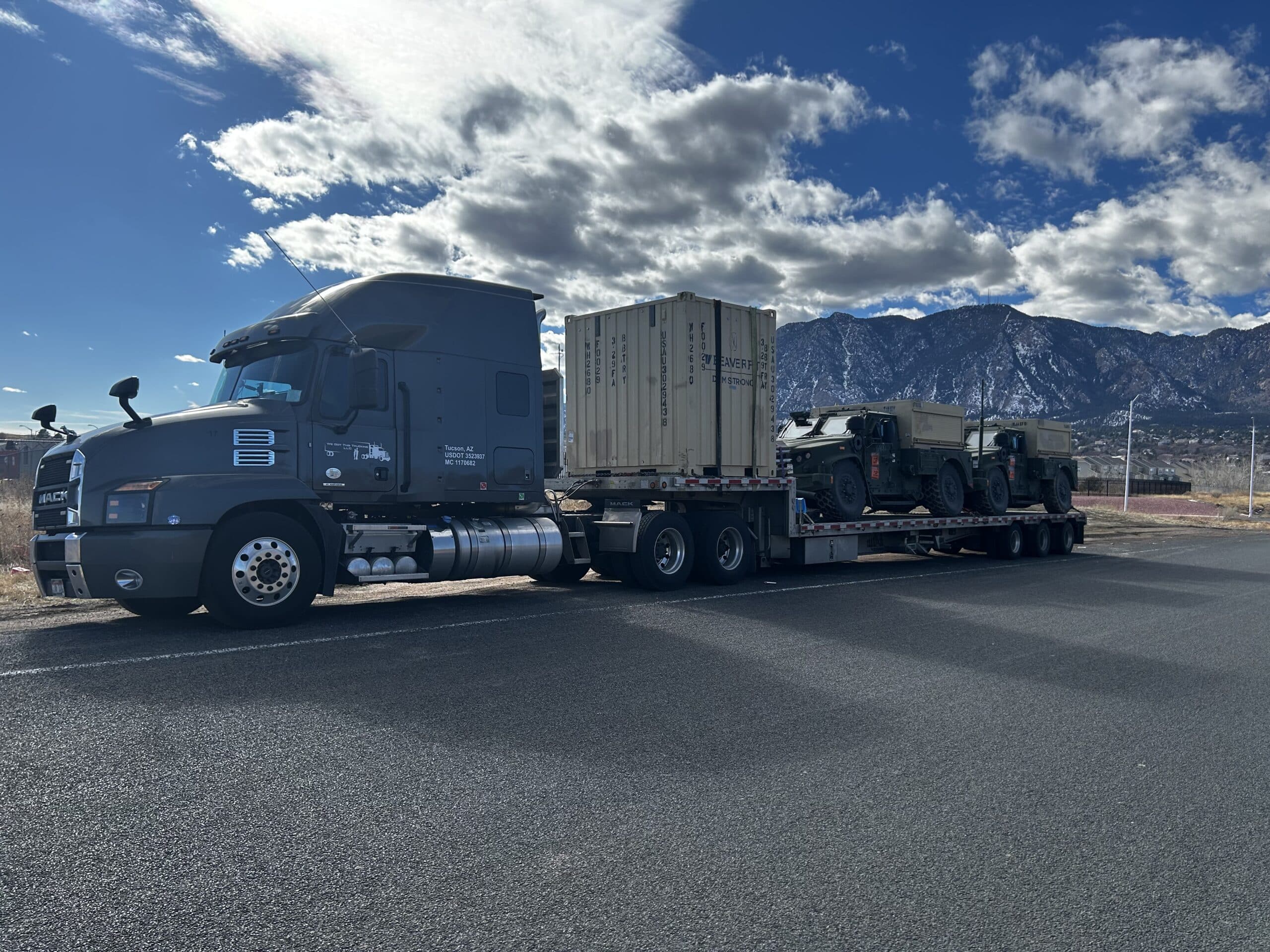 OTR sunrise — long-haul truck dispatch services